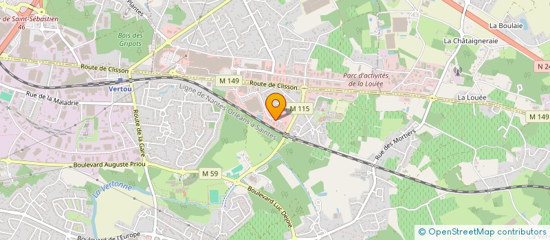 localisation de l'entreprise SARL JGFORMTRAINING  VERTOU