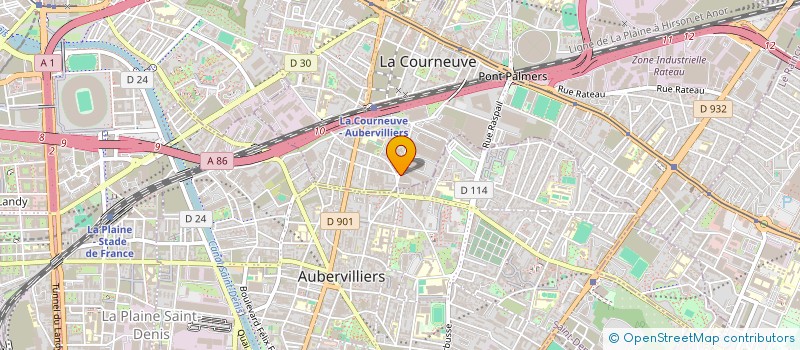 localisation de l'entreprise SARL JIAQI à LA COURNEUVE