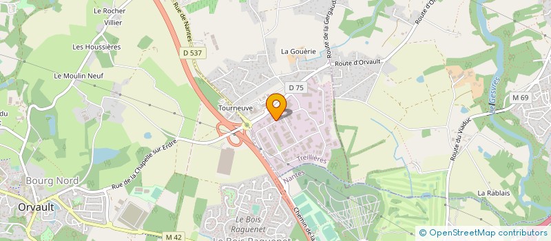 localisation de l'entreprise SARL JIM à TREILLIERES