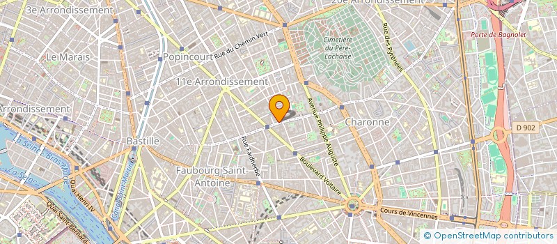 localisation de l'entreprise SARL JIN SHI MIAO à PARIS