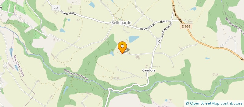 localisation de l'entreprise SARL JJ 13  BELLEGARDE-MARSAL