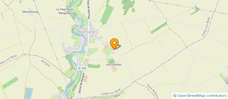 localisation de l'entreprise SARL JJL BARREAU MENUISERIE  CELLES-SUR-BELLE