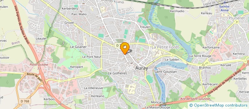 localisation de l'entreprise SARL JKVA à AURAY