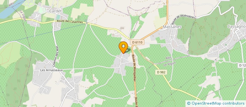 localisation de l'entreprise SARL JL PROTECTION  CARDET