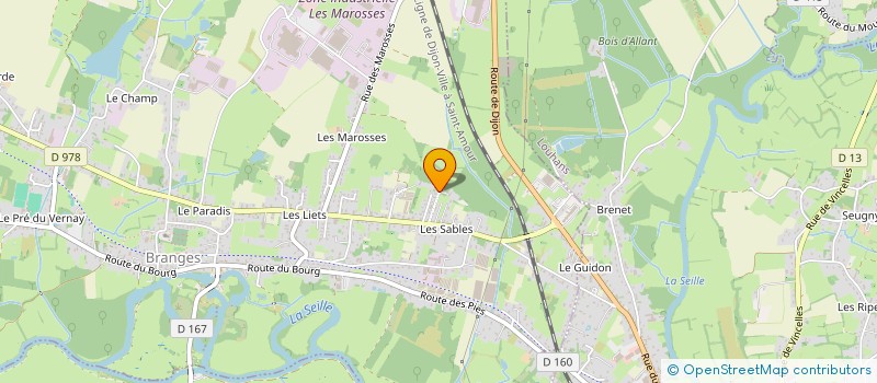 localisation de l'entreprise SARL JL RENOVATION à BRANGES