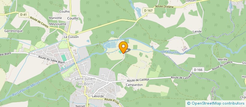 localisation de l'entreprise SARL JLCG  SAINT-JULIEN-EN-BORN