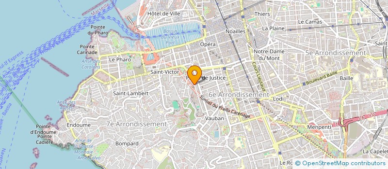 localisation de l'entreprise SARL JLF à MARSEILLE