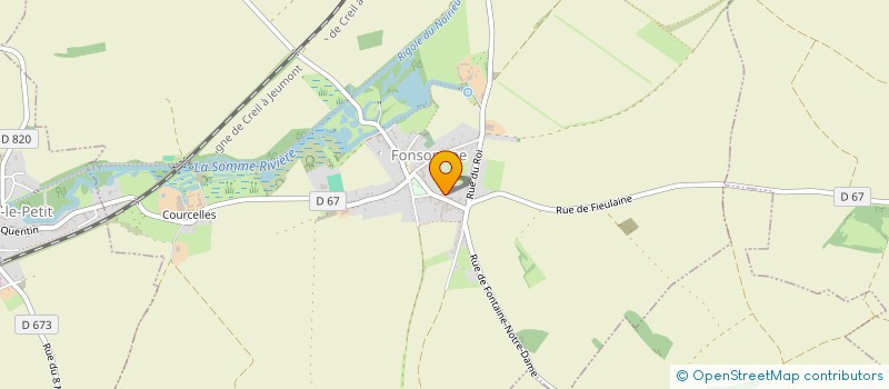 localisation de l'entreprise SARL JLM AGENCEMENT  FONSOMME