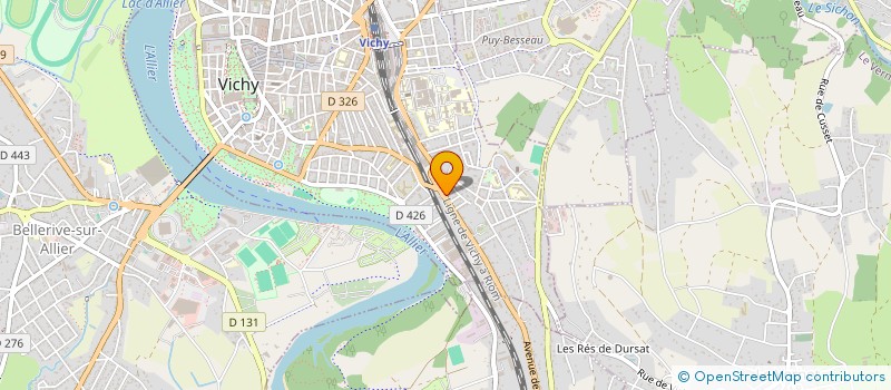 localisation de l'entreprise SARL JLS BYCZEK à VICHY