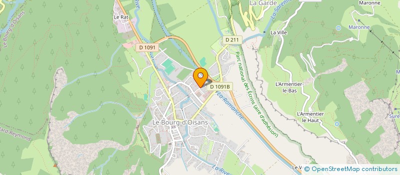 localisation de l'entreprise SARL JLT  LES DEUX ALPES