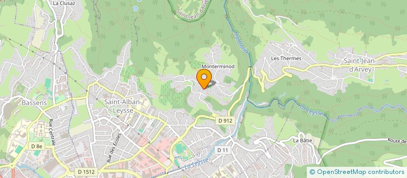 localisation de l'entreprise SARL JM  SAINT-ALBAN-LEYSSE