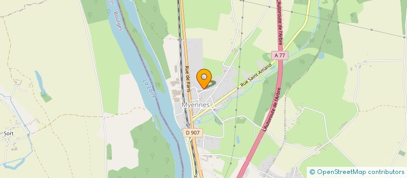 localisation de l'entreprise SARL JM PARQUET à MYENNES