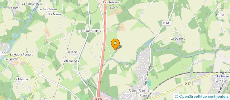 localisation de l'entreprise SARL JM PINAULT  TADEN