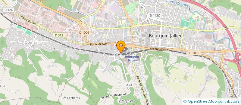localisation de l'entreprise SARL JMC CLOISONS AMOVIBLES à BOURGOIN-JALLIEU