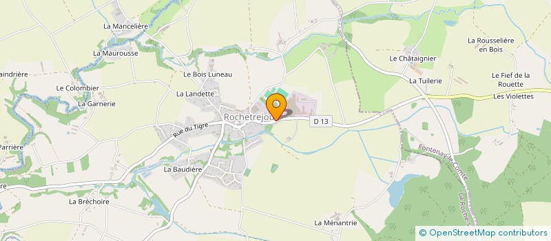 localisation de l'entreprise SARL JMCO  ROCHETREJOUX