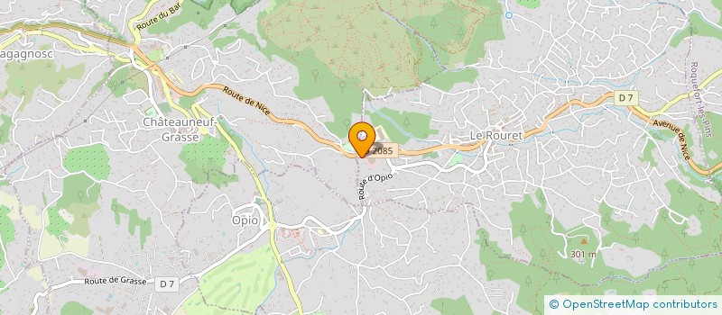 localisation de l'entreprise SARL JMD  LE ROURET