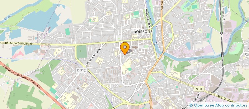 localisation de l'entreprise SARL JMFLO à SOISSONS