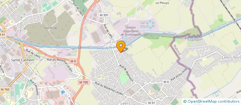 localisation de l'entreprise SARL JMH à LEERS