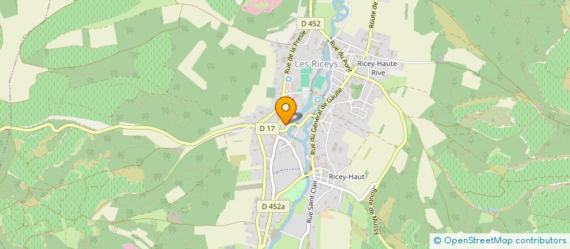 localisation de l'entreprise SARL JMJ  LES RICEYS