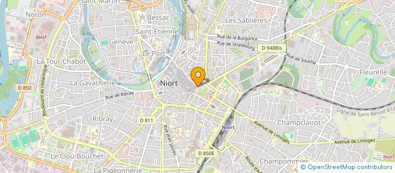 localisation de l'entreprise SARL JMK à NIORT