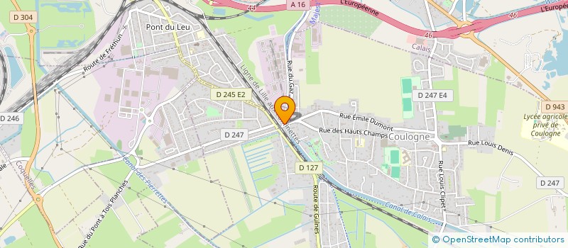 localisation de l'entreprise SARL JMLS RESTAURANT  COULOGNE