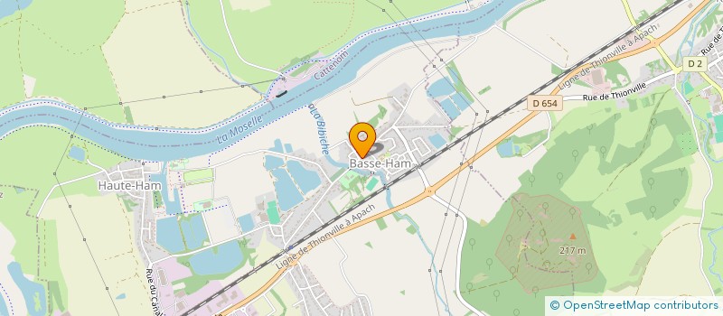 localisation de l'entreprise SARL JMN ROTH  BASSE-HAM