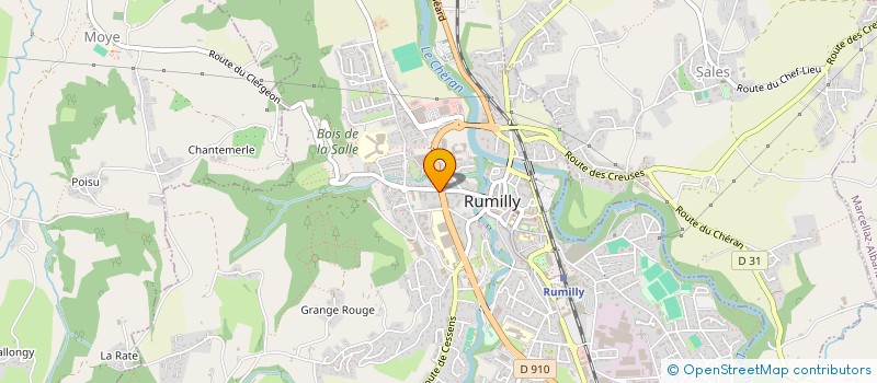 localisation de l'entreprise SARL JMP 2 I  RUMILLY