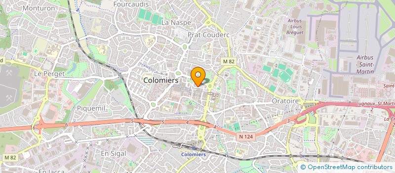 localisation de l'entreprise SARL JMP2 à COLOMIERS