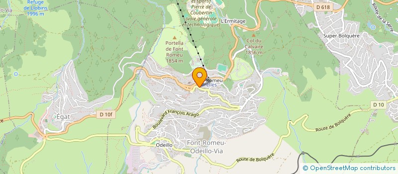 localisation de l'entreprise SARL JMS QUINCAILLERIE  FONT-ROMEU-ODEILLO-VIA