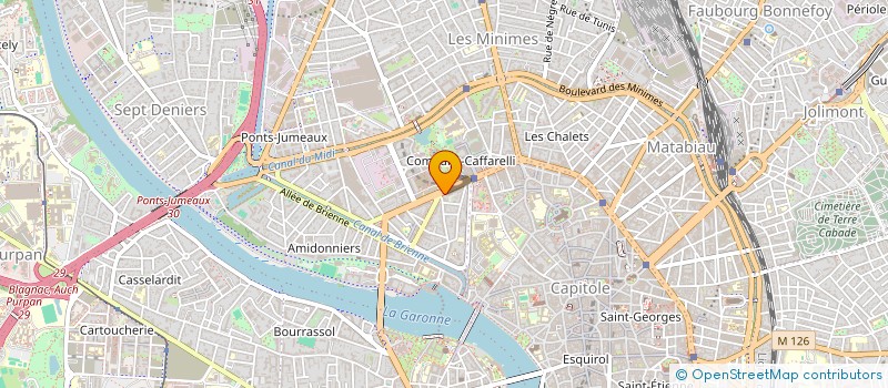 localisation de l'entreprise SARL JMSOCE  TOULOUSE