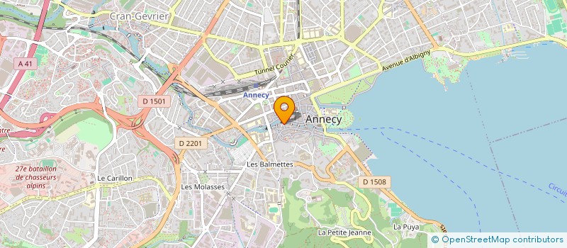 localisation de l'entreprise SARL JMT à ANNECY