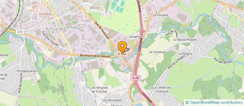 localisation de l'entreprise SARL JMVP à FEYTIAT