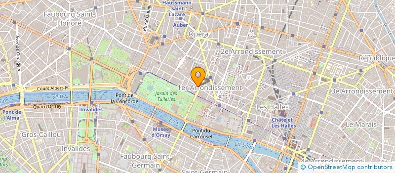 localisation de l'entreprise SARL JO BAT à PARIS