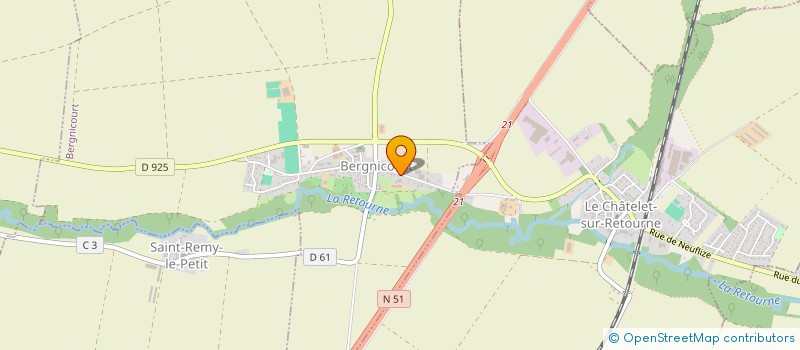 localisation de l'entreprise SARL  JO ET AL  BERGNICOURT