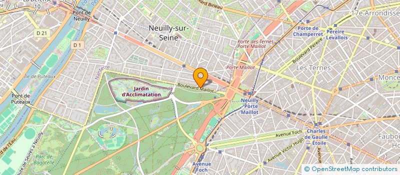 localisation de l'entreprise SARL JOA à NEUILLY-SUR-SEINE