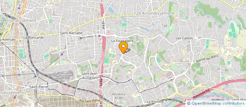 localisation de l'entreprise SARL JOAN à MARSEILLE