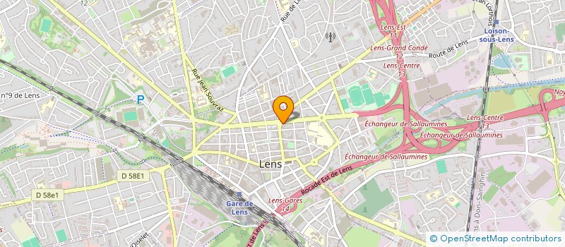 localisation de l'entreprise SARL JOANNA  LENS