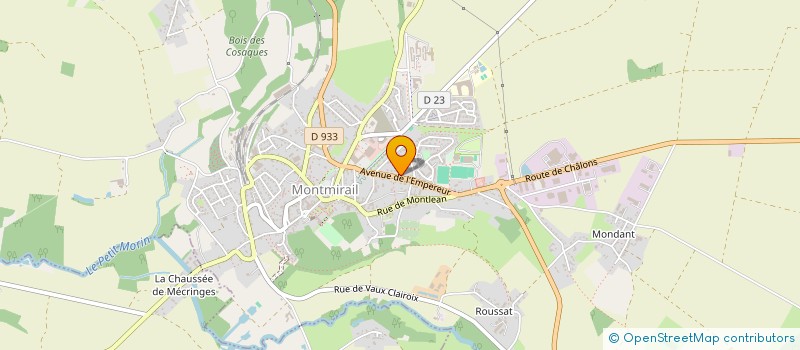 localisation de l'entreprise SARL JOBERT ET CIE  MONTMIRAIL