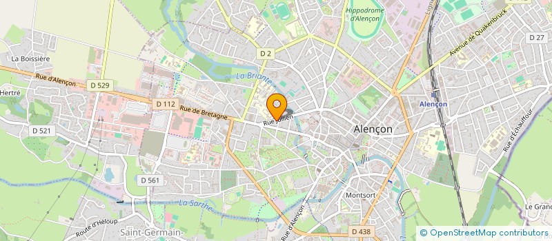 localisation de l'entreprise SARL JOEL CHAMPS à ALENCON