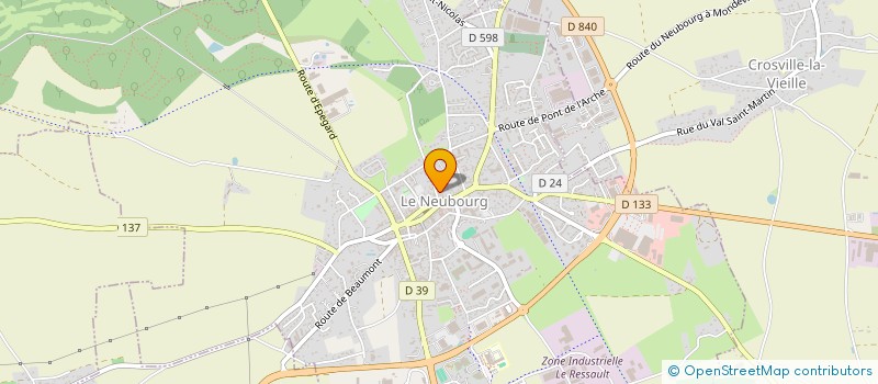localisation de l'entreprise SARL JOEL HARANG à LE NEUBOURG