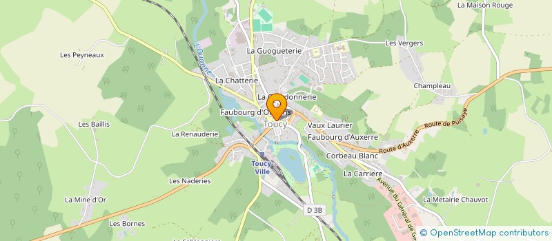 localisation de l'entreprise SARL JOFAC à TOUCY