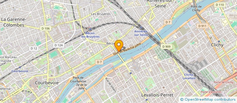 localisation de l'entreprise SARL JOFFRE à COURBEVOIE