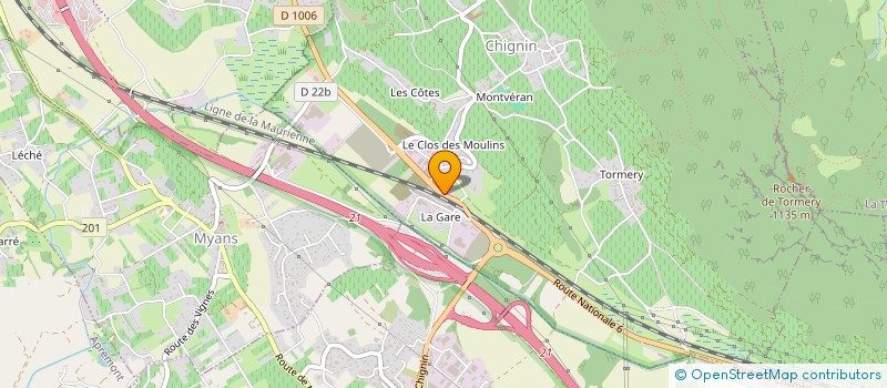 localisation de l'entreprise SARL JOGUET ET FILS à PORTE-DE-SAVOIE
