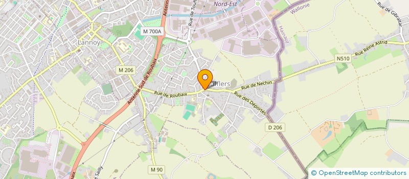 localisation de l'entreprise SARL JOGUI  TOUFFLERS