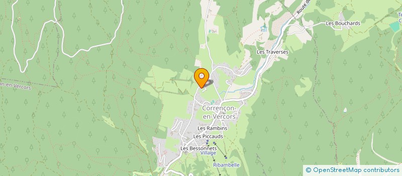localisation de l'entreprise SARL JOHN SAUVAJON à CORRENCON-EN-VERCORS