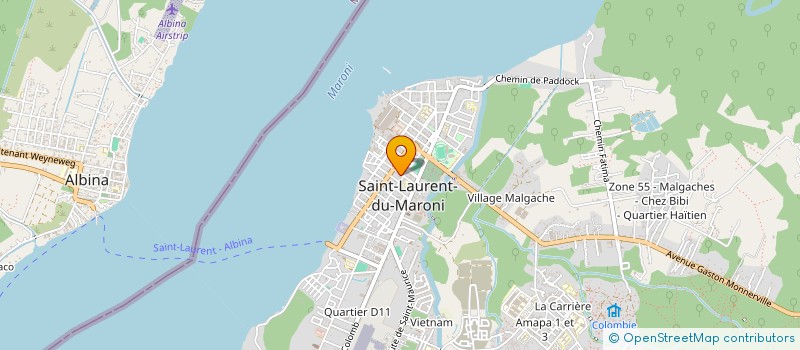 localisation de l'entreprise SARL JOHNNY LOISIRS à SAINT-LAURENT-DU-MARONI