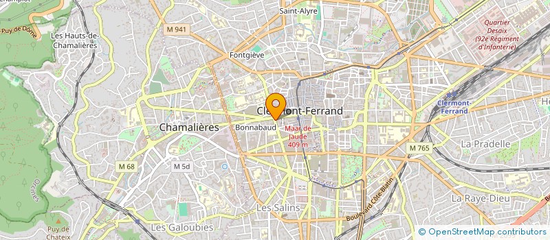 localisation de l'entreprise SARL JOIE à CLERMONT-FERRAND