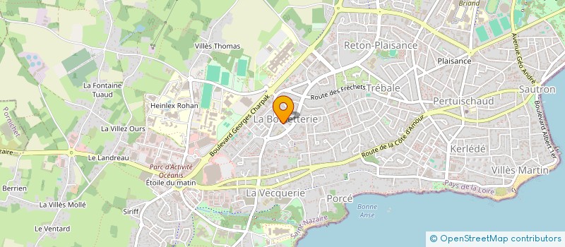 localisation de l'entreprise SARL JOINTOYEUR DE L'ATLANTIQUE  SAINT-NAZAIRE