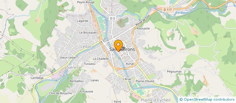 localisation de l'entreprise SARL JOJU à SAINT-GIRONS