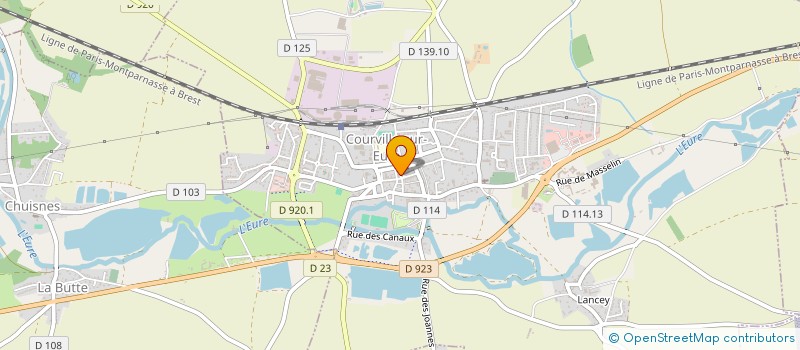 localisation de l'entreprise SARL JOLLIVET à COURVILLE-SUR-EURE